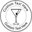 Martini Embossing Seal. Choose your mount and view your custom text in a live preview. Find all your custom embossing needs at xstampers.com