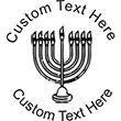 Menorah Embossing Seal. Choose your mount and view your custom text in a live preview. Find all your custom embossing needs at xstampers.com