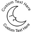 Moon Embossing Seal. Choose your mount and view your custom text in a live preview. Find all your custom embossing needs at xstampers.com