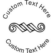 Ornament-1 Embossing Seal. Choose your mount and view your custom text in a live preview. Find all your custom embossing needs at xstampers.com