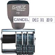 P21 - ClassiX Traditional Message Line Date Stamp 1/4" x 11/16"
