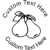 Pears Embossing Seal. Choose your mount and view your custom text in a live preview. Find all your custom embossing needs at xstampers.com