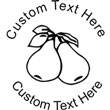 Pears Embossing Seal. Choose your mount and view your custom text in a live preview. Find all your custom embossing needs at xstampers.com