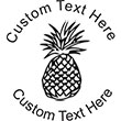 Pineapple Embossing Seal. Choose your mount and view your custom text in a live preview. Find all your custom embossing needs at xstampers.com