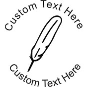 Quill-2 Embossing Seal. Choose your mount and view your custom text in a live preview. Find all your custom embossing needs at xstampers.com