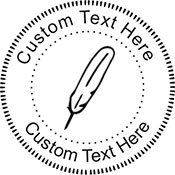 Quill-2 Embossing Seal. Choose your mount and view your custom text in a live preview. Find all your custom embossing needs at xstampers.com