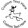 Reindeer-2 Embossing Seal. Choose your mount and view your custom text in a live preview. Find all your custom embossing needs at xstampers.com
