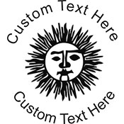 SUN-1 Embossing Seal. Choose your mount and view your custom text in a live preview. Find all your custom embossing needs at xstampers.com