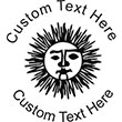 SUN-1 Embossing Seal. Choose your mount and view your custom text in a live preview. Find all your custom embossing needs at xstampers.com