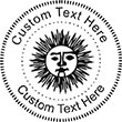 SUN-1 Embossing Seal. Choose your mount and view your custom text in a live preview. Find all your custom embossing needs at xstampers.com