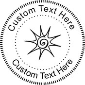 SUN-2 Embossing Seal. Choose your mount and view your custom text in a live preview. Find all your custom embossing needs at xstampers.com