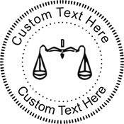 Scale-1 Embossing Seal. Choose your mount and view your custom text in a live preview. Find all your custom embossing needs at xstampers.com