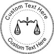 Scale-1 Embossing Seal. Choose your mount and view your custom text in a live preview. Find all your custom embossing needs at xstampers.com
