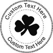 Shamrock Embossing Seal. Choose your mount and view your custom text in a live preview. Find all your custom embossing needs at xstampers.com