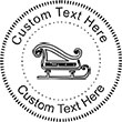 Sled Embossing Seal. Choose your mount and view your custom text in a live preview. Find all your custom embossing needs at xstampers.com
