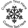 Snow-4 Embossing Seal. Choose your mount and view your custom text in a live preview. Find all your custom embossing needs at xstampers.com