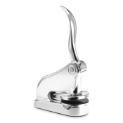 This elegant, precision-made cast desk embosser makes a fine addition to any desk or office. The embosser is metal cast, then individually polished by hand to create a smooth, beautiful surface. Lustrous Chrome Plated Finish.xstamper.com