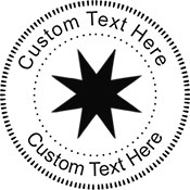 Star-2 Embossing Seal. Choose your mount and view your custom text in a live preview. Find all your custom embossing needs at xstampers.com