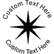 Star-3 Embossing Seal. Choose your mount and view your custom text in a live preview. Find all your custom embossing needs at xstampers.com