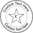 Star-97 Embossing Seal. Choose your mount and view your custom text in a live preview. Find all your custom embossing needs at xstampers.com