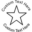 Star Embossing Seal. Choose your mount and view your custom text in a live preview. Find all your custom embossing needs at xstampers.com