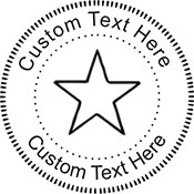 Star Embossing Seal. Choose your mount and view your custom text in a live preview. Find all your custom embossing needs at xstampers.com