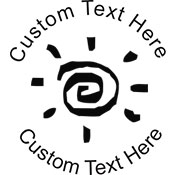 Swirl Embossing Seal. Choose your mount and view your custom text in a live preview. Find all your custom embossing needs at xstampers.com