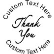 Thank You Embossing Seal. Choose your mount and view your custom text in a live preview. Find all your custom embossing needs at xstampers.com
