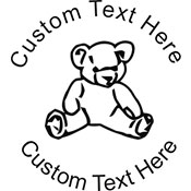 Teddy Embossing Seal. Choose your mount and view your custom text in a live preview. Find all your custom embossing needs at xstampers.com