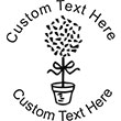 Topiary Embossing Seal. Choose your mount and view your custom text in a live preview. Find all your custom embossing needs at xstampers.com