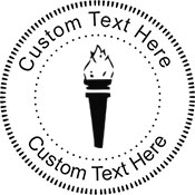 Torch-1 Embossing Seal. Choose your mount and view your custom text in a live preview. Find all your custom embossing needs at xstampers.com