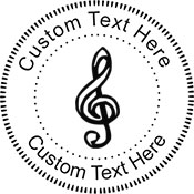 Treble Embossing Seal. Choose your mount and view your custom text in a live preview. Find all your custom embossing needs at xstampers.com