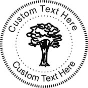 Tree Embossing Seal. Choose your mount and view your custom text in a live preview. Find all your custom embossing needs at xstampers.com