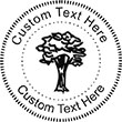 Tree Embossing Seal. Choose your mount and view your custom text in a live preview. Find all your custom embossing needs at xstampers.com