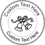 WedBell Embossing Seal. Choose your mount and view your custom text in a live preview. Find all your custom embossing needs at xstampers.com