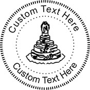 WedCake Embossing Seal. Choose your mount and view your custom text in a live preview. Find all your custom embossing needs at xstampers.com