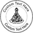 WedCake Embossing Seal. Choose your mount and view your custom text in a live preview. Find all your custom embossing needs at xstampers.com