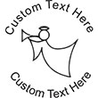 XMASANGEL Embossing Seal. Choose your mount and view your custom text in a live preview. Find all your custom embossing needs at Xstampers.com