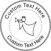 XMASANGEL Embossing Seal. Choose your mount and view your custom text in a live preview. Find all your custom embossing needs at xstampers.com
