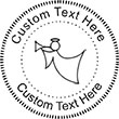 XMASANGEL Embossing Seal. Choose your mount and view your custom text in a live preview. Find all your custom embossing needs at xstampers.com