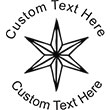 XMASSTAR-1 Embossing Seal. Choose your mount and view your custom text in a live preview. Find all your custom embossing needs at xstampers.com