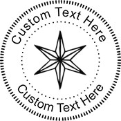 XMASSTAR-1 Embossing Seal. Choose your mount and view your custom text in a live preview. Find all your custom embossing needs at xstampers.com