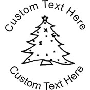 XMASTREE-1 Embossing Seal. Choose your mount and view your custom text in a live preview. Find all your custom embossing needs at xstampers.com