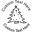 XMASTREE-1 Embossing Seal. Choose your mount and view your custom text in a live preview. Find all your custom embossing needs at xstampers.com