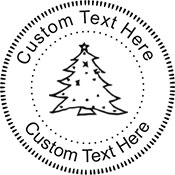 XMASTREE-1 Embossing Seal. Choose your mount and view your custom text in a live preview. Find all your custom embossing needs at xstampers.com
