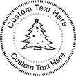 XMASTREE-1 Embossing Seal. Choose your mount and view your custom text in a live preview. Find all your custom embossing needs at xstampers.com