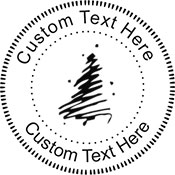 XMASTREE-2 Embossing Seal. Choose your mount and view your custom text in a live preview. Find all your custom embossing needs at xstampers.com