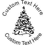 XMASTREE-3 Embossing Seal. Choose your mount and view your custom text in a live preview. Find all your custom embossing needs at xstampers.com