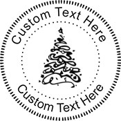 XMASTREE-3 Embosser with Border	has compact and high leverage seal, visit Xstampers.com for more