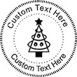 XMASTREE-4 Embossing Seal. Choose your mount and view your custom text in a live preview. Find all your custom embossing needs at xstampers.com